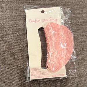 Pink Marbled Claw Hair Clip